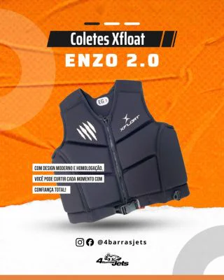 Colete Xfloat Enzo 2.0 preto